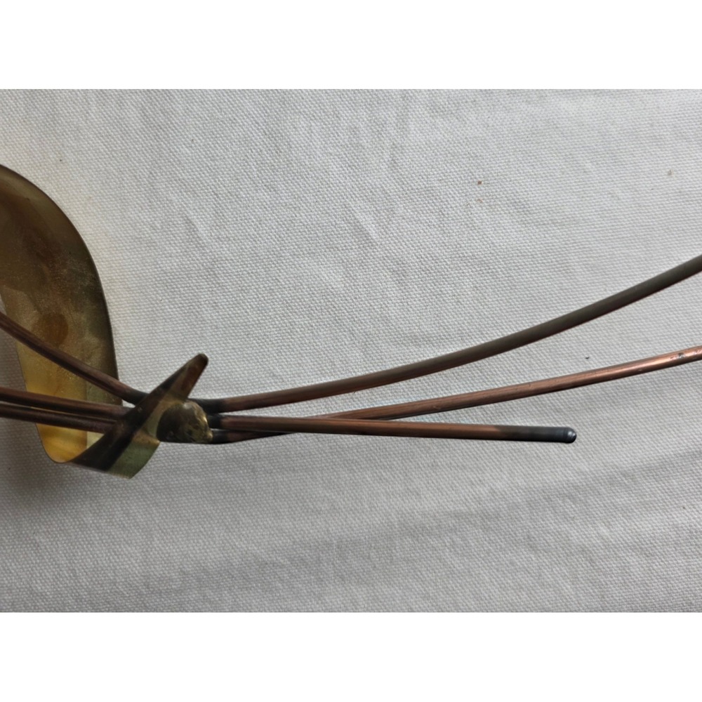 Vintage Home Interiors Mid Century Modern Metal Wheat Bundle Wall Sculpture - Picture 6 of 9